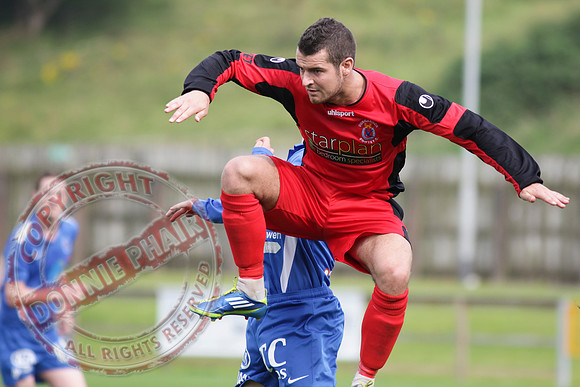 Ballinamallard FC V Dungannon Swifts in IFL Premium League Game.