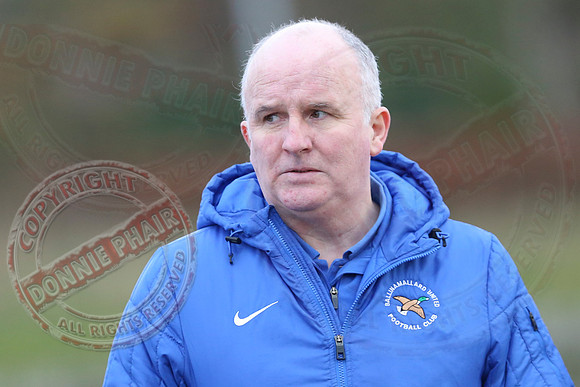 Ballinamallard United (0) V Glentoran (3) in IFA Premiership.