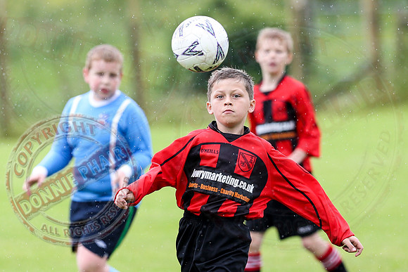 Lisbellaw United (1) V Lisnaskea Rovers (0) in Under 11 League Plate Final.