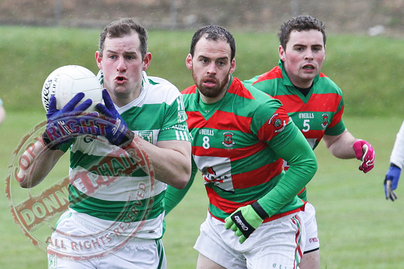 Lisnaskea Emmetts V Teemore Senior GAA League Football.