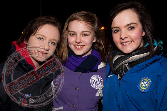 Turning on the Christmas Lights In Newtownbutler.