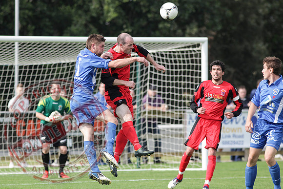 Ballinamallard FC V Dungannon Swifts in IFL Premium League Game.