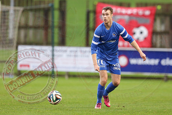 Ballinamallard United (0) v Portadown (2) in Danske Bank IFA Premier League.