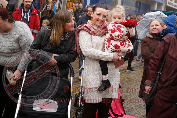 Switching on Christmas Lights in Enniskillen