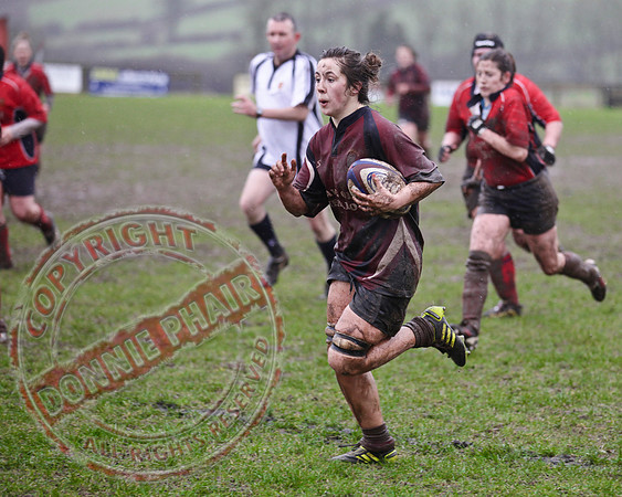 Enniskillen V Cavan in Ladies Rugby.