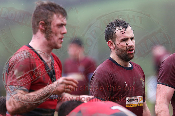 Enniskillen 1st XV (3) V Carrickfergus (20) in Kukri Qualifying Rugby League 2