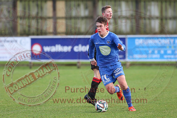 Ballinamallard Reserves (1) V Crusaders (1) in IFA Reserve League.