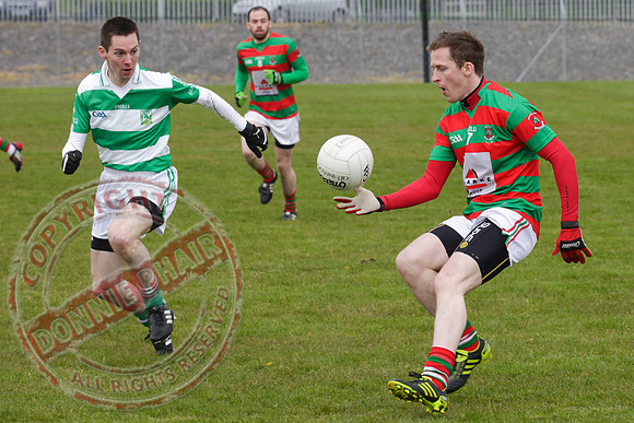 Lisnaskea Emmetts V Teemore Senior GAA League Football.