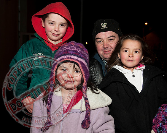 Turning on the Christmas Lights In Newtownbutler.