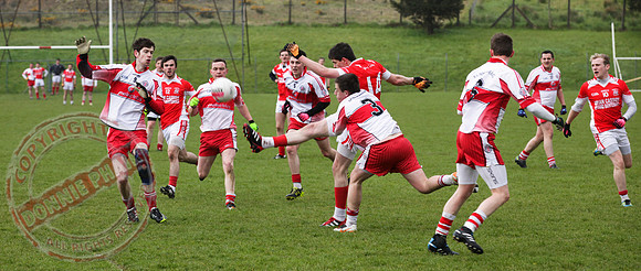 St. Pat's Donagh V Belnaleck in Senior GAA League Football.