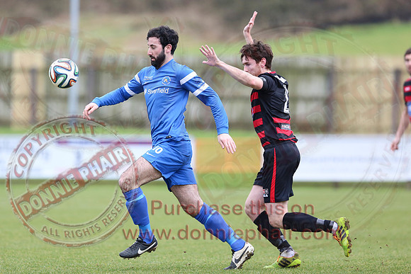 Ballinamallard United (2) V Coleraine (1) in IFA Premier League.