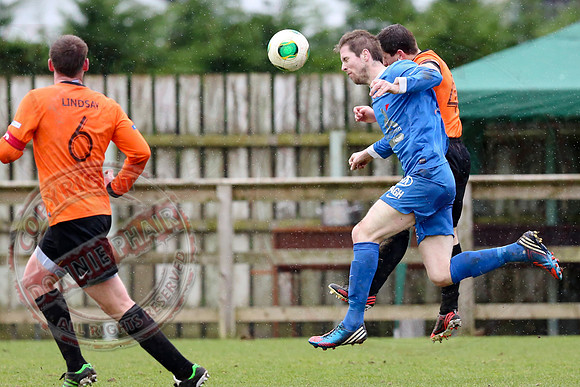 Ballinamallard United (0) V Glenavon (3) in The Irish Cup.