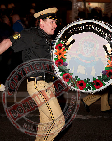Loyalist Parade in Enniskillen, County Fermanagh.