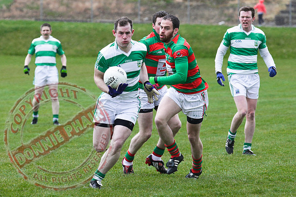 Lisnaskea Emmetts V Teemore Senior GAA League Football.