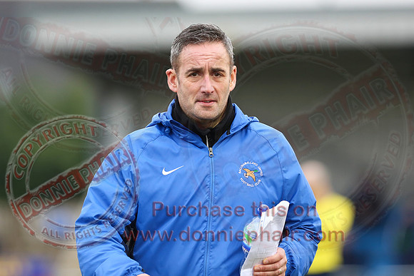 Ballinamallard United (2) V Coleraine (1) in IFA Premier League.