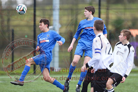 Ballinamallard United III (3) V Lisburn Distillery (3) in IFA Youth League
