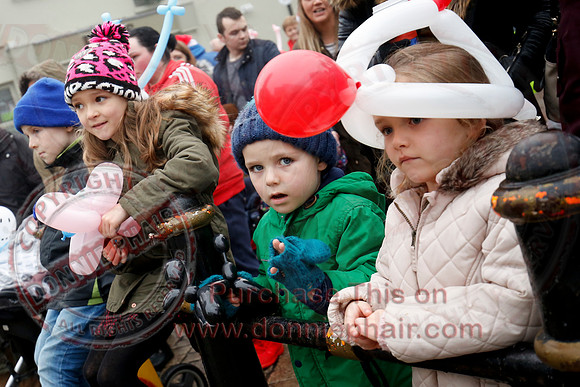 Switching on Christmas Lights in Enniskillen