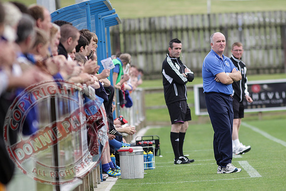 Ballinamallard FC V Dungannon Swifts in IFL Premium League Game.