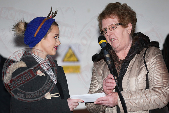 Turning on Christmas Lights in Lisnaskea.
