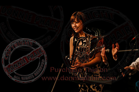 Steve and Misa Mead in the Ardhowen Theatre.