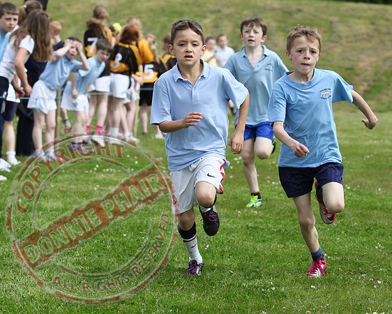 Schools Cross Country Running at the Bawnacre, Irvinestown.