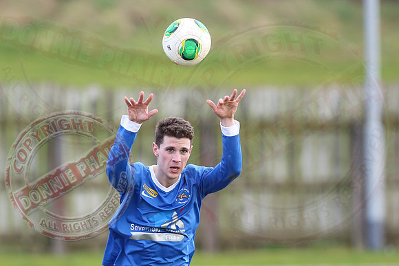 Ballinamallard United (0) V Glentoran (3) in IFA Premiership.
