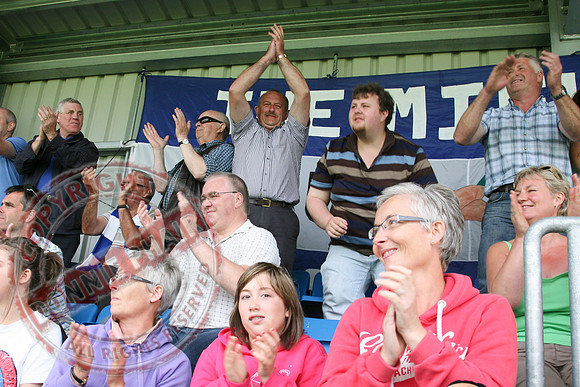 Ballinamallard FC V Dungannon Swifts in IFL Premium League Game.