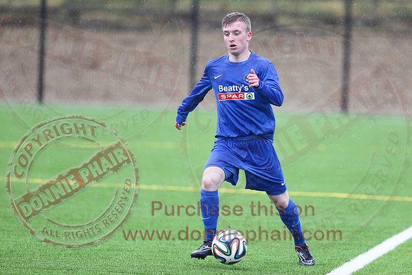 Ballinamallard Youth (1) V Ballymena Youth (1) in Northern Ireland Youth League.