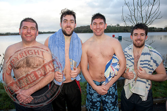Galloon Island Charity Swim taken near Newtowbutler, County Fermanagh.  The swim takes place every year as with the people swimming for charity.