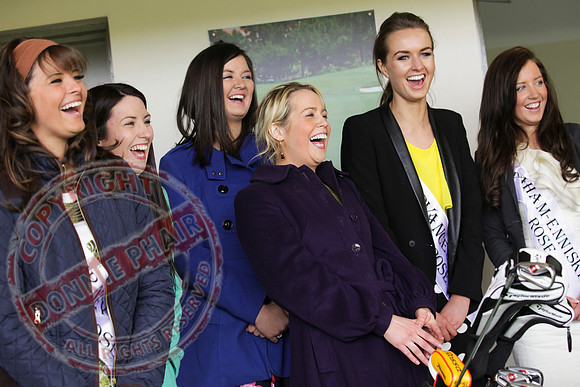 Fermanagh Rose of Tralee Longest Drive Golf Challenge in the Lough Erne Golf Resort.