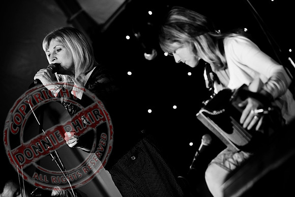 Sharon Shannon and Eleanor Shanley at the Newtownbutler Festival.