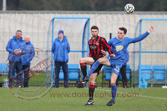 Ballinamallard Reserves (1) V Crusaders (1) in IFA Reserve League.