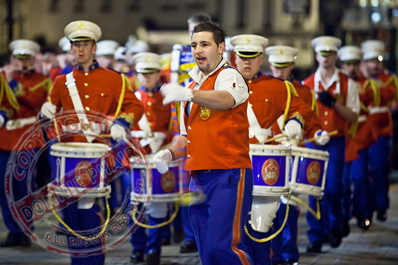 Loyalist Parade in Enniskillen, County Fermanagh.