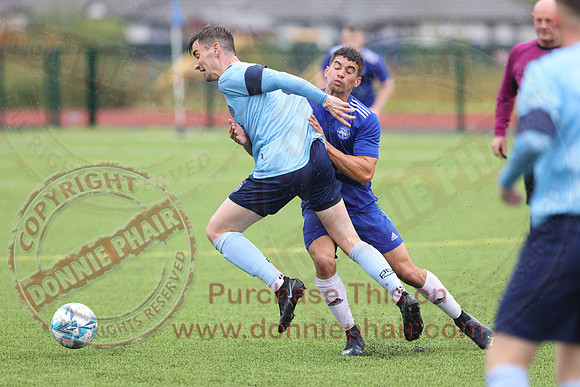 Enniskillen Town (5) V Enniskillen Athletic (0) in Mercer Football League-4