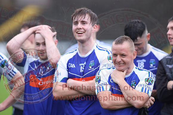 Devenish (1-16) V Irvinestown (1-07) in Reserve B GAA Football Championship Final-16