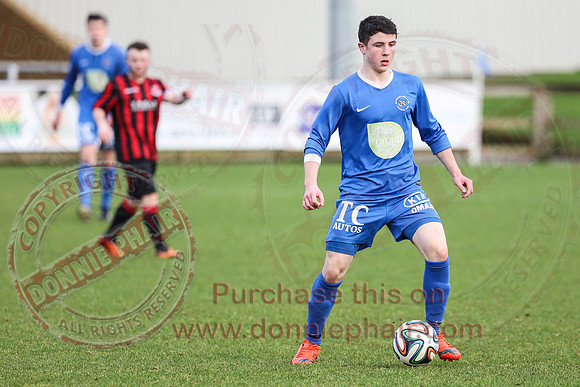 Ballinamallard Reserves (1) V Crusaders (1) in IFA Reserve League.