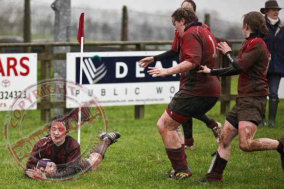 Enniskillen V Cavan in Ladies Rugby.