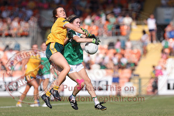 Antrim (3-15) V Fermanagh (0-11) in Ladies All Ireland GAA Football Junior Championship Final Replay-54