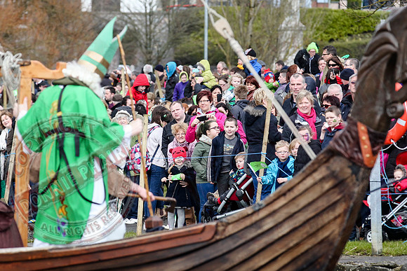 St. Patrick's Day celebrations in Enniskillen, County Fermanagh.