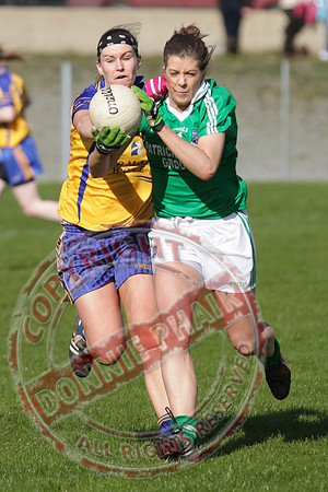 Fermanagh Cladies V Clare in GAA Football.