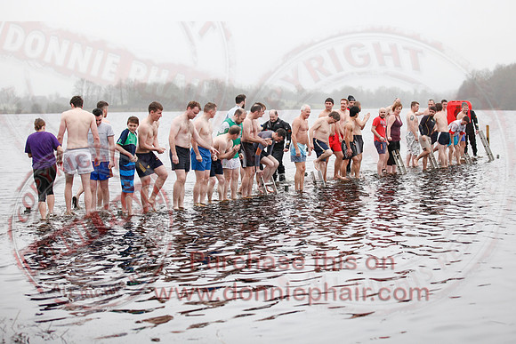 Galloon Island Charity Swim on New Years Day.