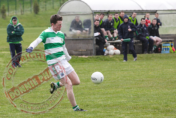 Lisnaskea Emmetts V Teemore Senior GAA League Football.