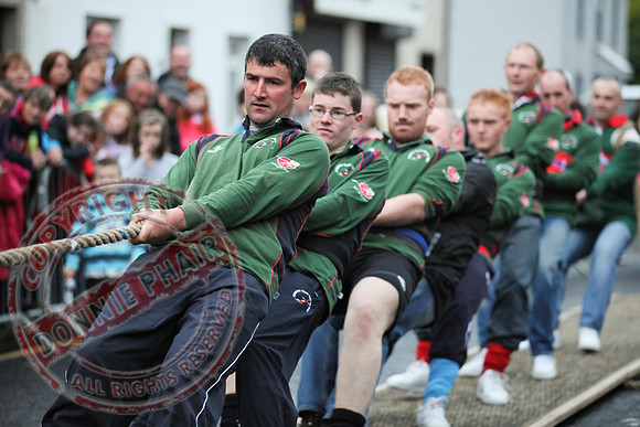Kesh Festival - Tug O War Competition held in Main STreet.