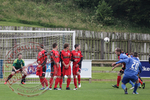 Ballinamallard FC V Dungannon Swifts in IFL Premium League Game.