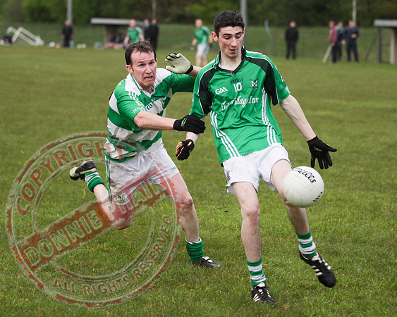 Teemore V Roslea in Senior Men GAA League Football.
