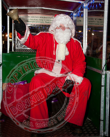 Switching on the Christmas Lights In Irvinestown, County Fermanagh.