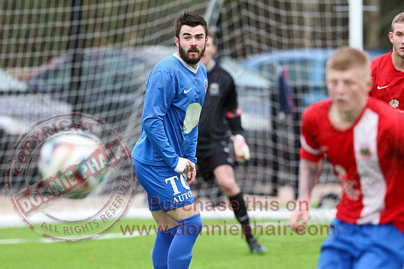 Ballinamallard Reserves (1) V Linfield Swifts (3) in NI Reserve League.