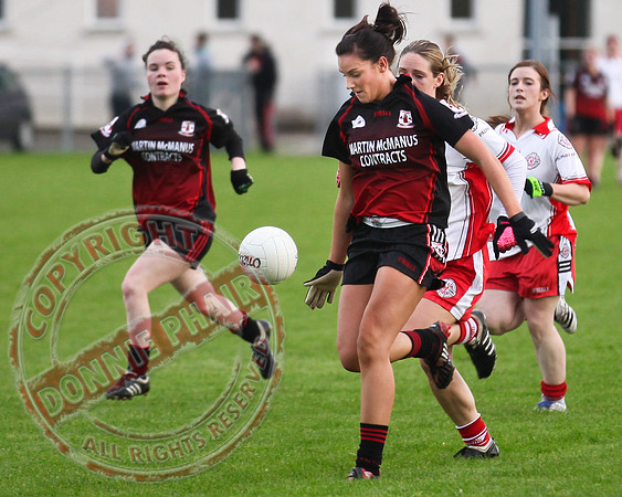 St. Pat's Donagh V Brookeborough in Ladies Intermediate GAA Final.