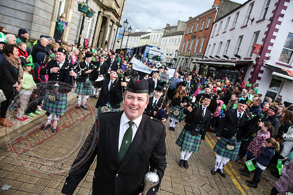 St. Patrick's Day celebrations in Enniskillen, County Fermanagh.
