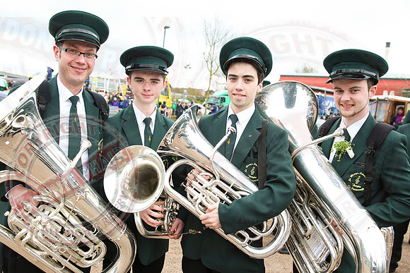 St. Patrick's Day celebrations in Enniskillen, County Fermanagh.